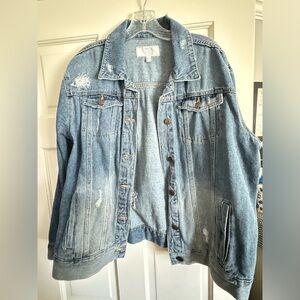 Distressed Jean Jacket